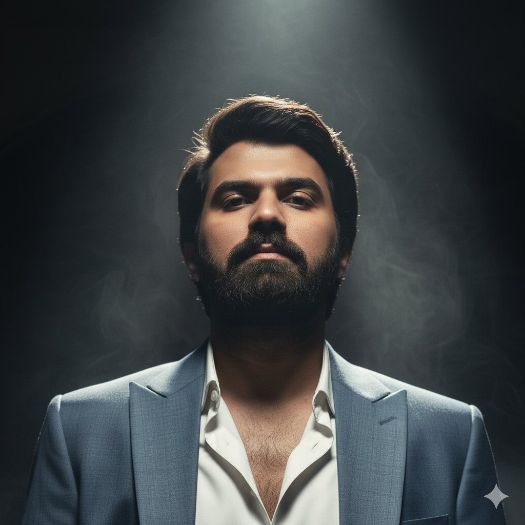 hyper-realistic cinematic editorial portrait